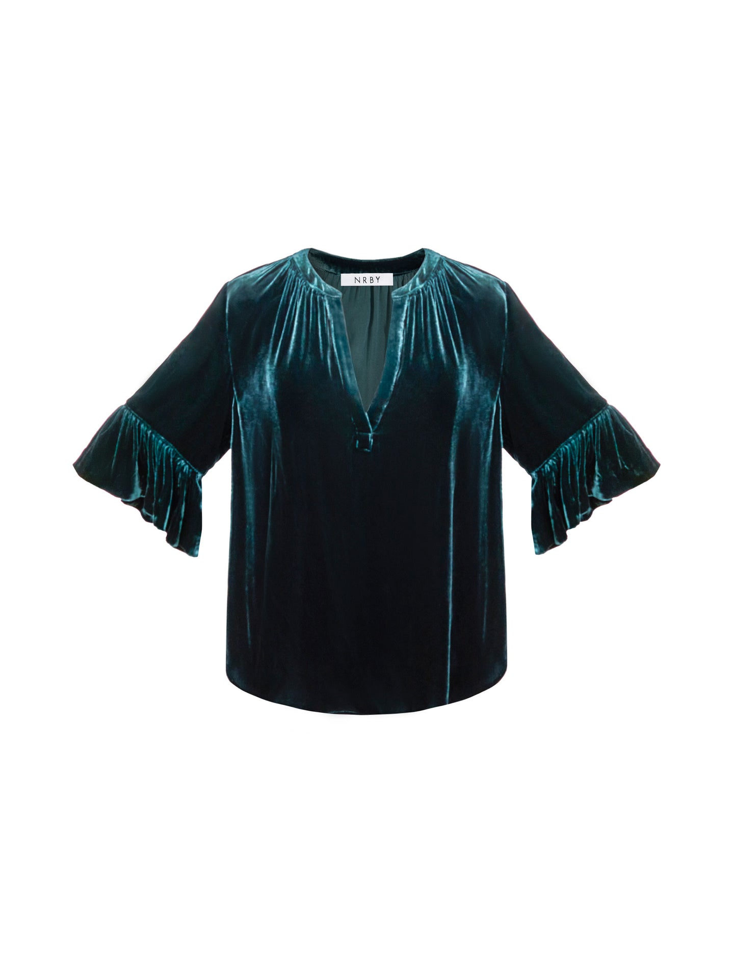 Juliana velvet top - Forest