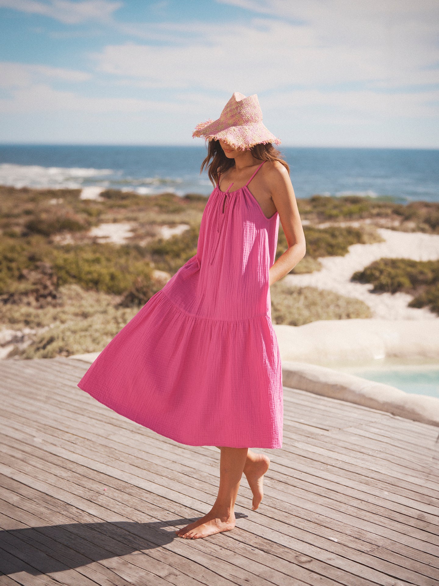 Pink Cotton Dress