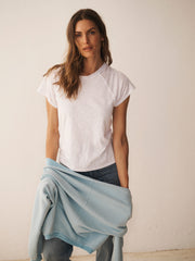 Vida cotton sweatshirt - Aqua