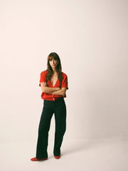 Vinni alpaca blend sleeveless knit - Red