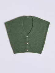 Vinni alpaca blend sleeveless knit - Khaki | NRBY Clothing