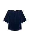 Vivian velvet top - Midnight