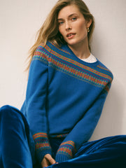 Yasmin fairisle sweater - Blue | NRBY Clothing