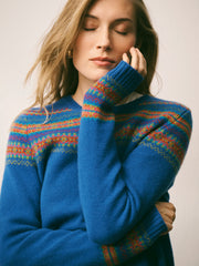 Yasmin fairisle sweater - Blue | NRBY Clothing