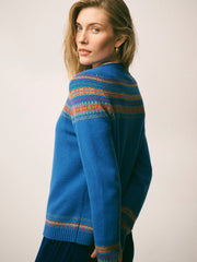 Yasmin fairisle sweater - Blue | NRBY Clothing