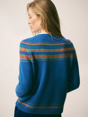 Yasmin fairisle sweater - Blue | NRBY Clothing