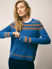Yasmin fairisle sweater - Blue | NRBY Clothing