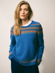 Yasmin fairisle sweater - Blue | NRBY Clothing
