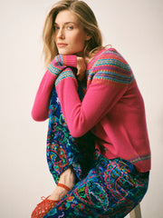 Yasmin fairisle sweater - Pink | NRBY Clothing