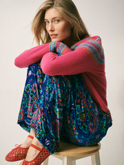Yasmin fairisle sweater - Pink | NRBY Clothing