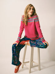 Yasmin fairisle sweater - Pink | NRBY Clothing