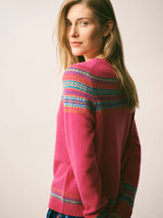 Yasmin fairisle sweater - Pink | NRBY Clothing