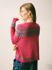 Yasmin fairisle sweater - Pink | NRBY Clothing