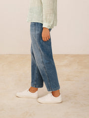 Rowan denim barrel leg jean - Light Wash