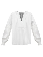 Jessie cotton shirt - White