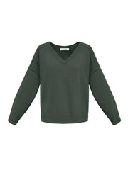 Sydney cashmere v-neck sweater - Khaki