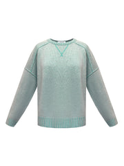 Sydney cashmere crew neck sweater - Aqua