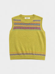 Teli fairisle tank - Wasabi