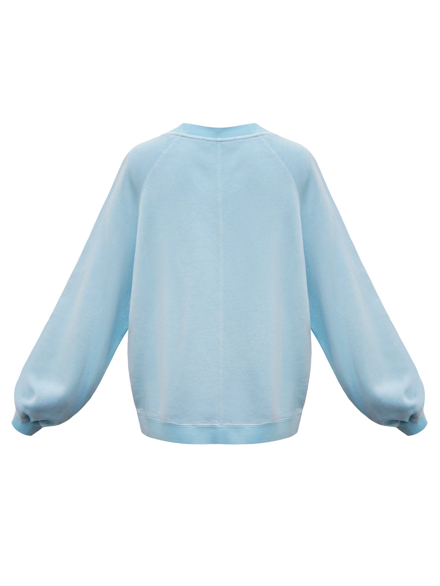 Vida cotton sweatshirt - Aqua