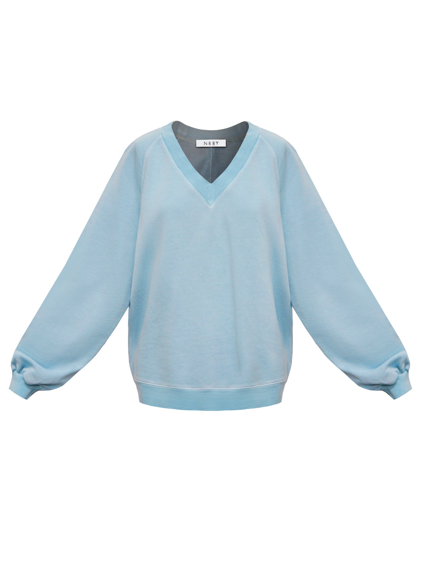 Vida cotton sweatshirt - Aqua