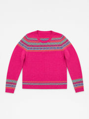 Yasmin fairisle sweater - Pink | NRBY Clothing
