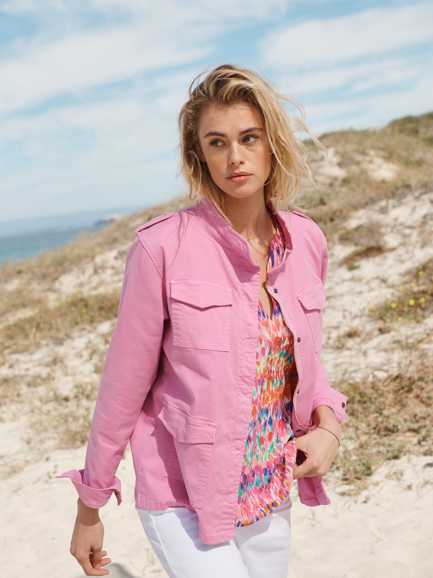 Monica cotton utility jacket