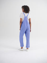 Carrie linen dungaree - Bright Blue | NRBY Clothing