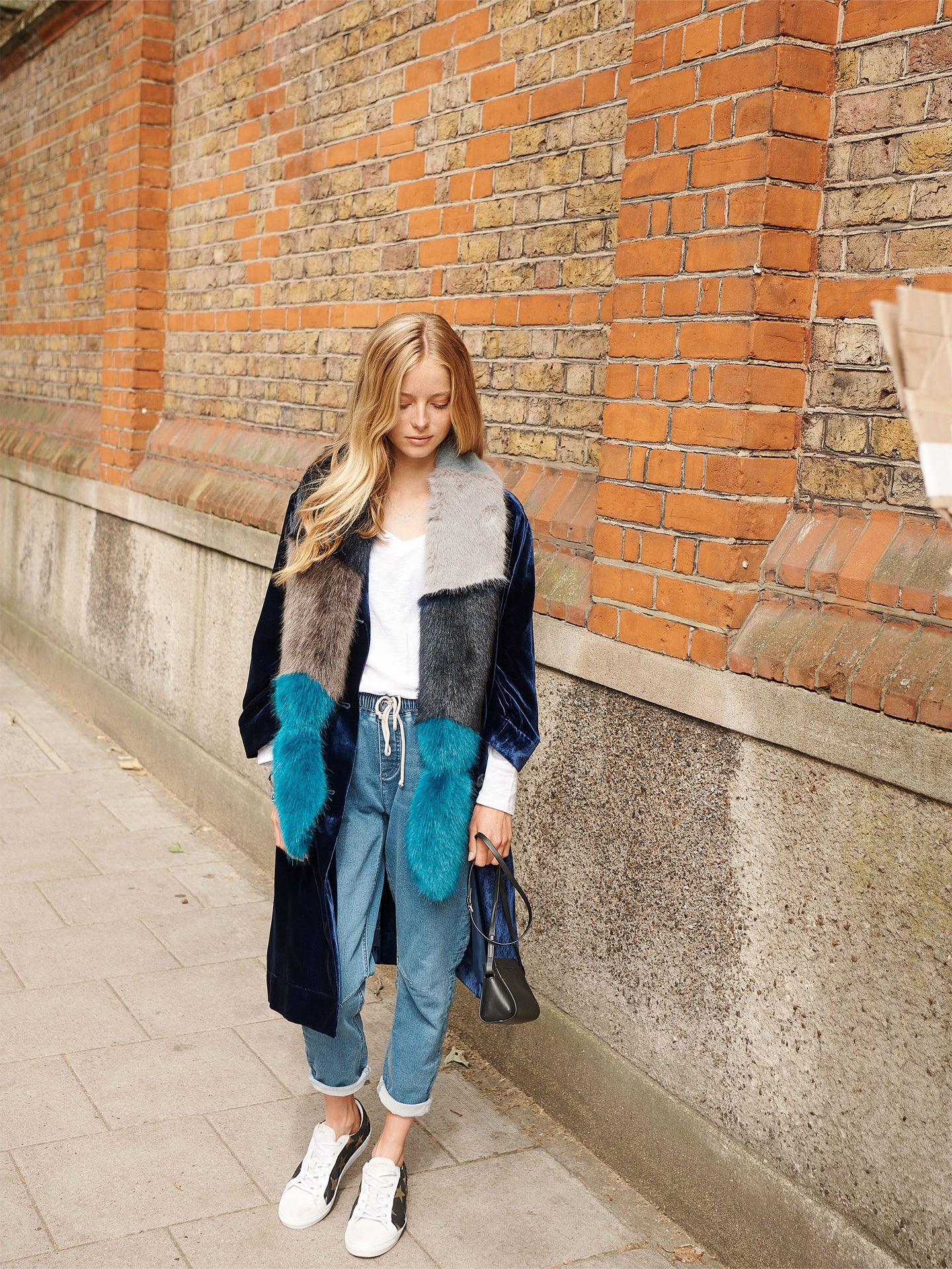 Gilly faux fur multi scarf