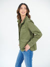 Monica cotton utility jacket - Khaki