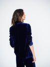 New May velvet jacket - Navy