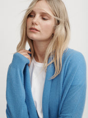 Susanna cashmere cardi - Cobalt Blue
