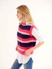 Rosie crew neck chunky knit tank