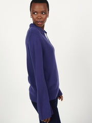 Dido sweater with collar - Navy