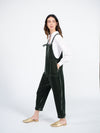 Camster velvet dungaree - Khaki