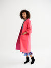 Kate cotton cashmere blend reversible cardi-coat