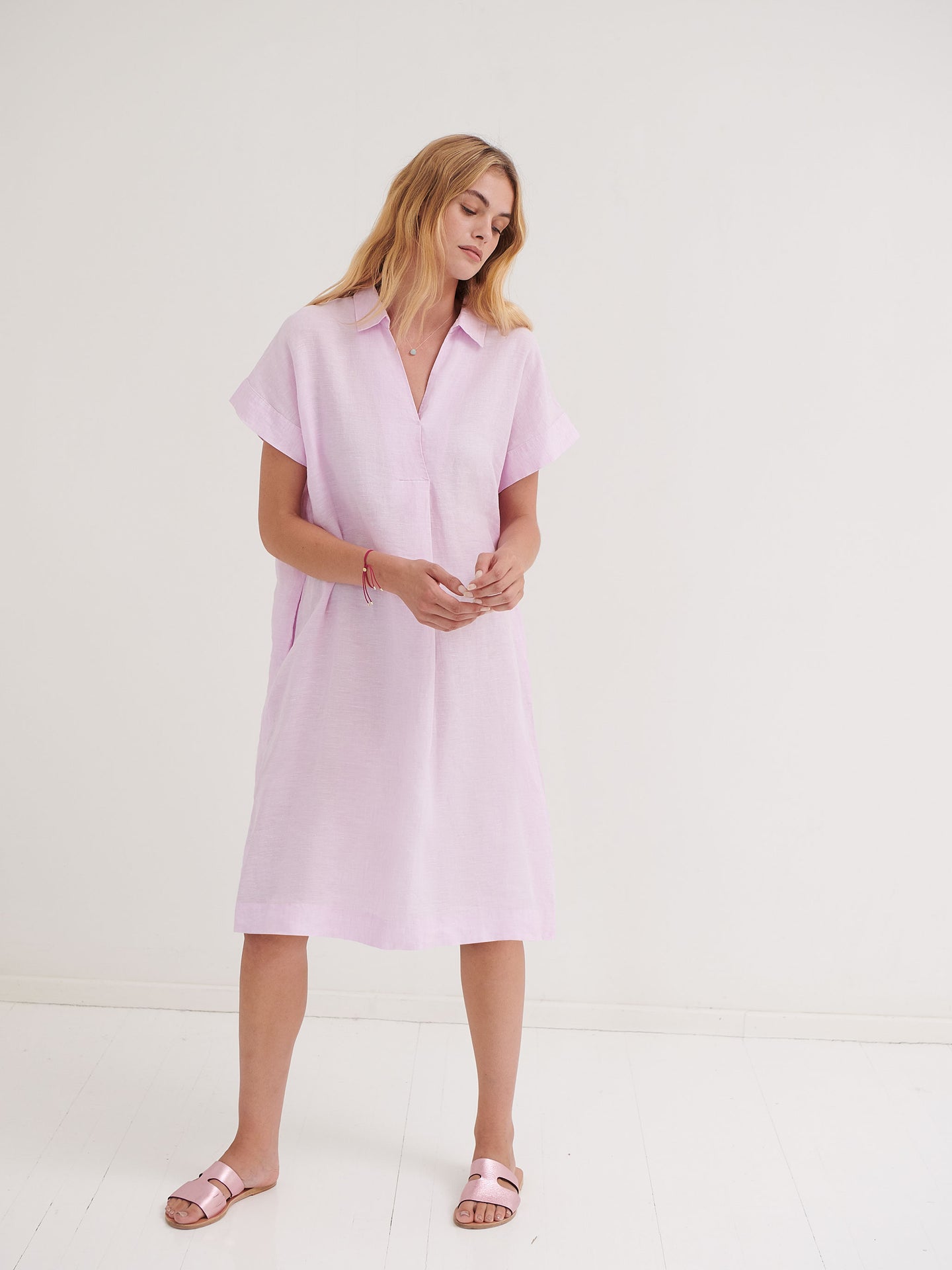 Shelly linen dress