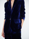 New May velvet jacket - Navy