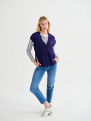 New Willow v-neck tank - Blue