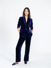 New May velvet jacket - Navy