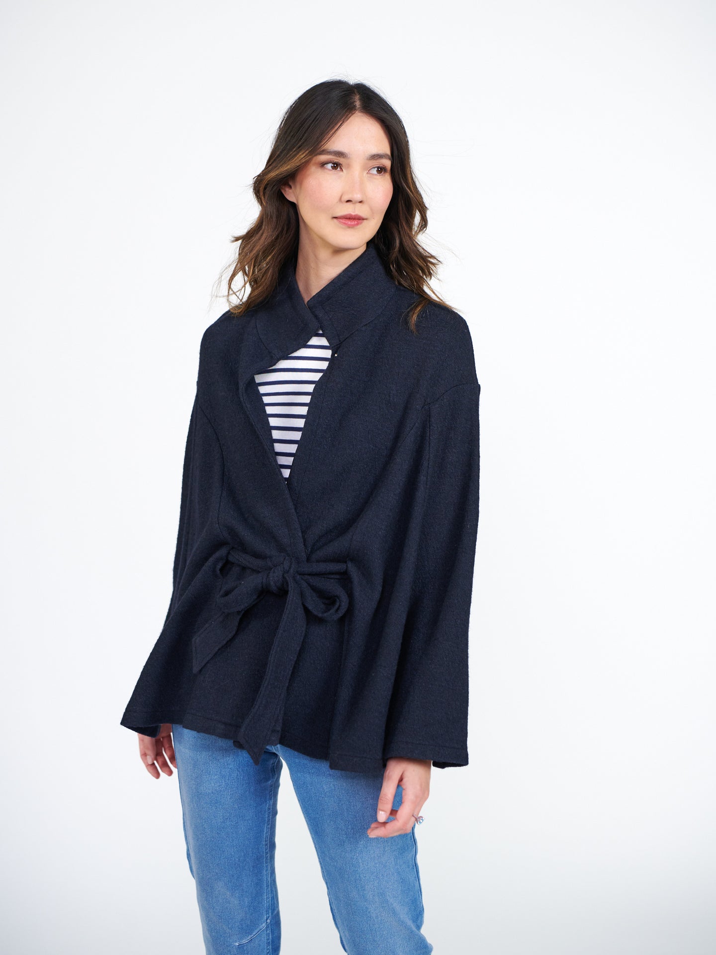 Esme wool cape coat