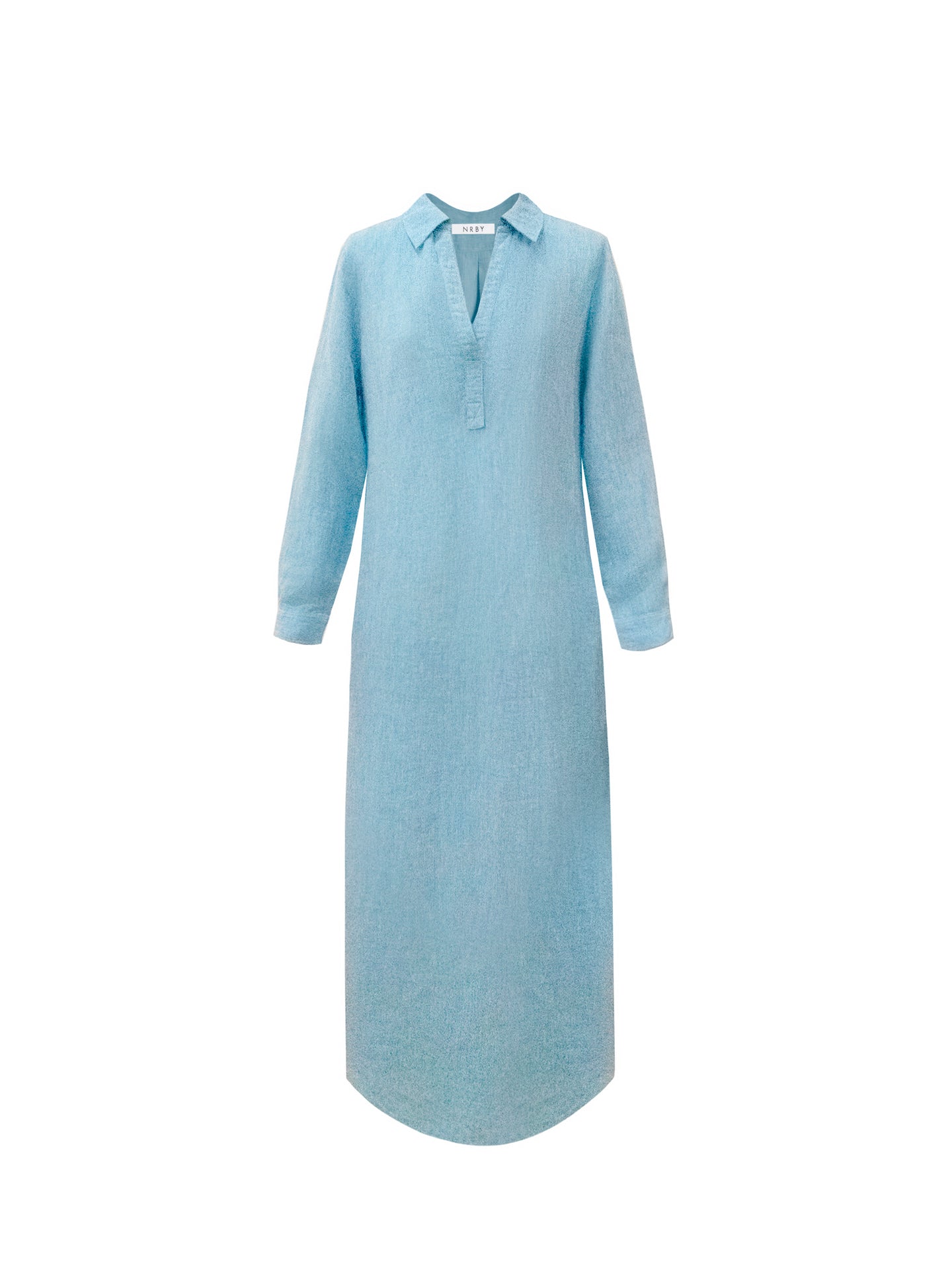 Chrissie linen maxi dress with pockets