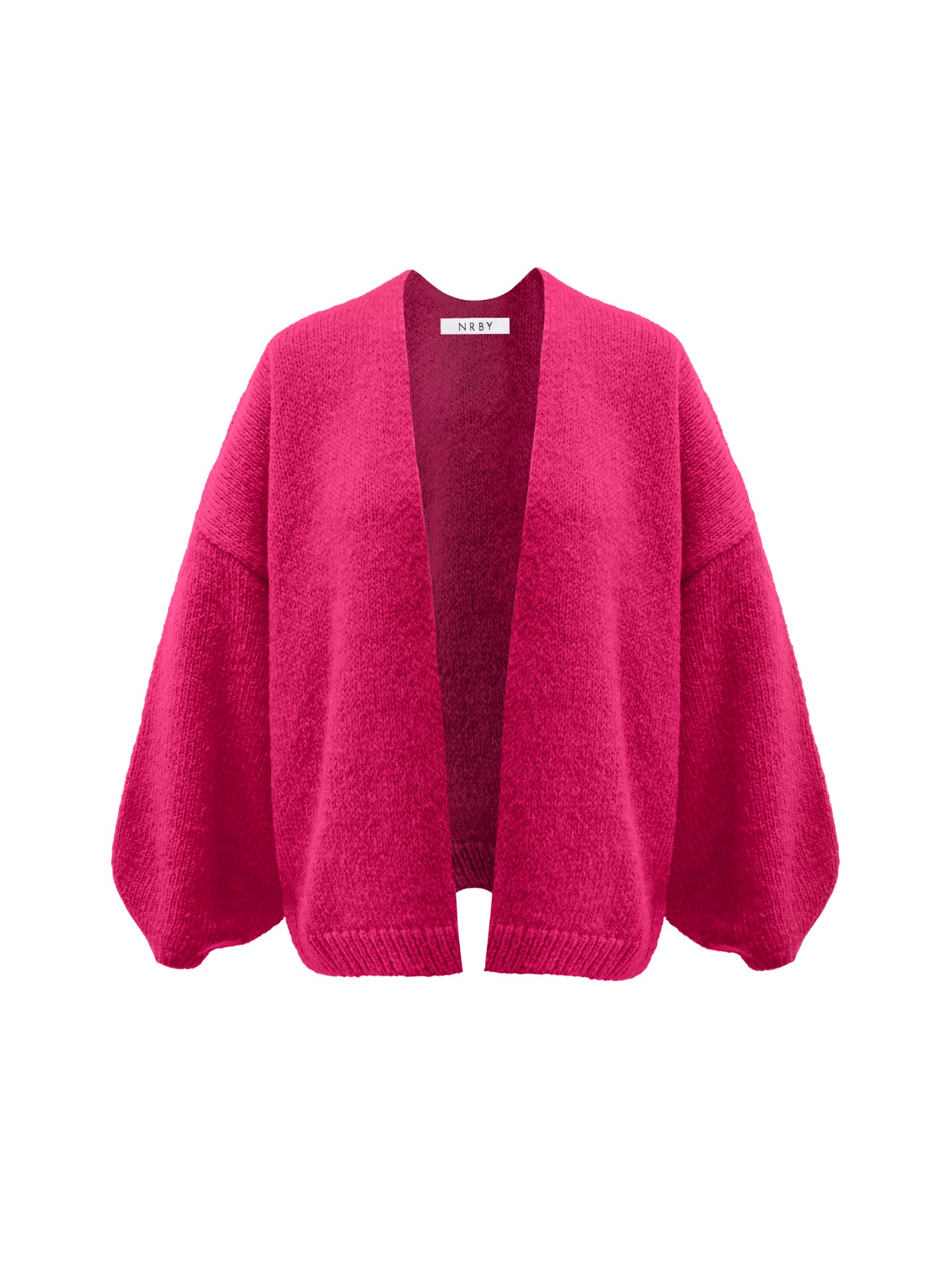 Misha alpaca blend cardigan - Magenta