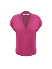 New Willow v-neck tank - Magenta