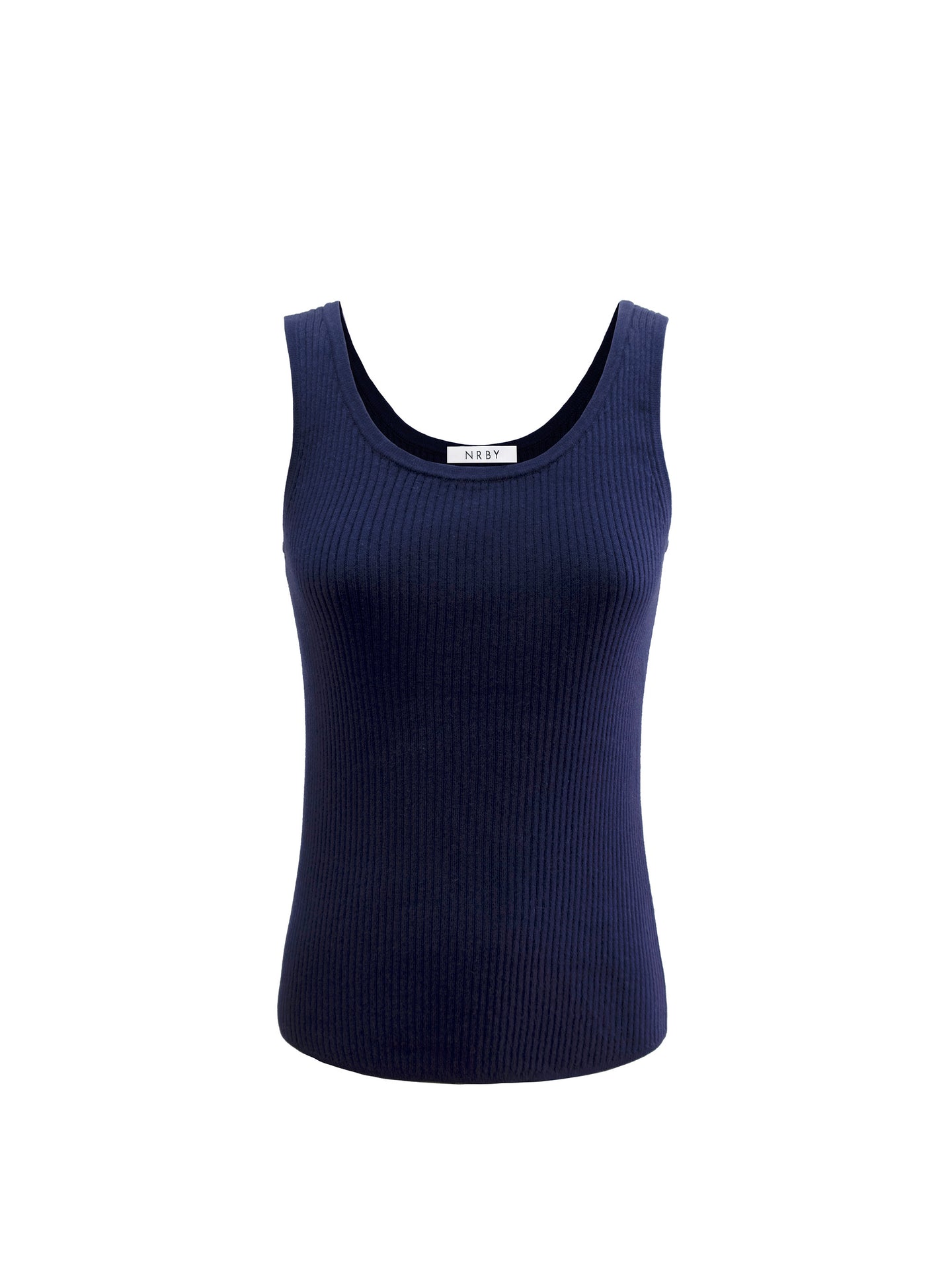 Sugar cotton cashmere ribbed vest