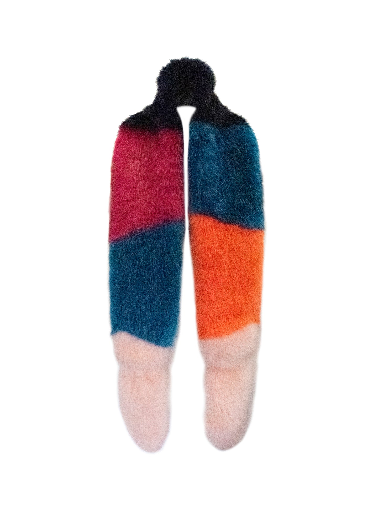 Gilly faux fur multi scarf