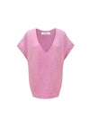 Ingrid v-neck chunky knit tank