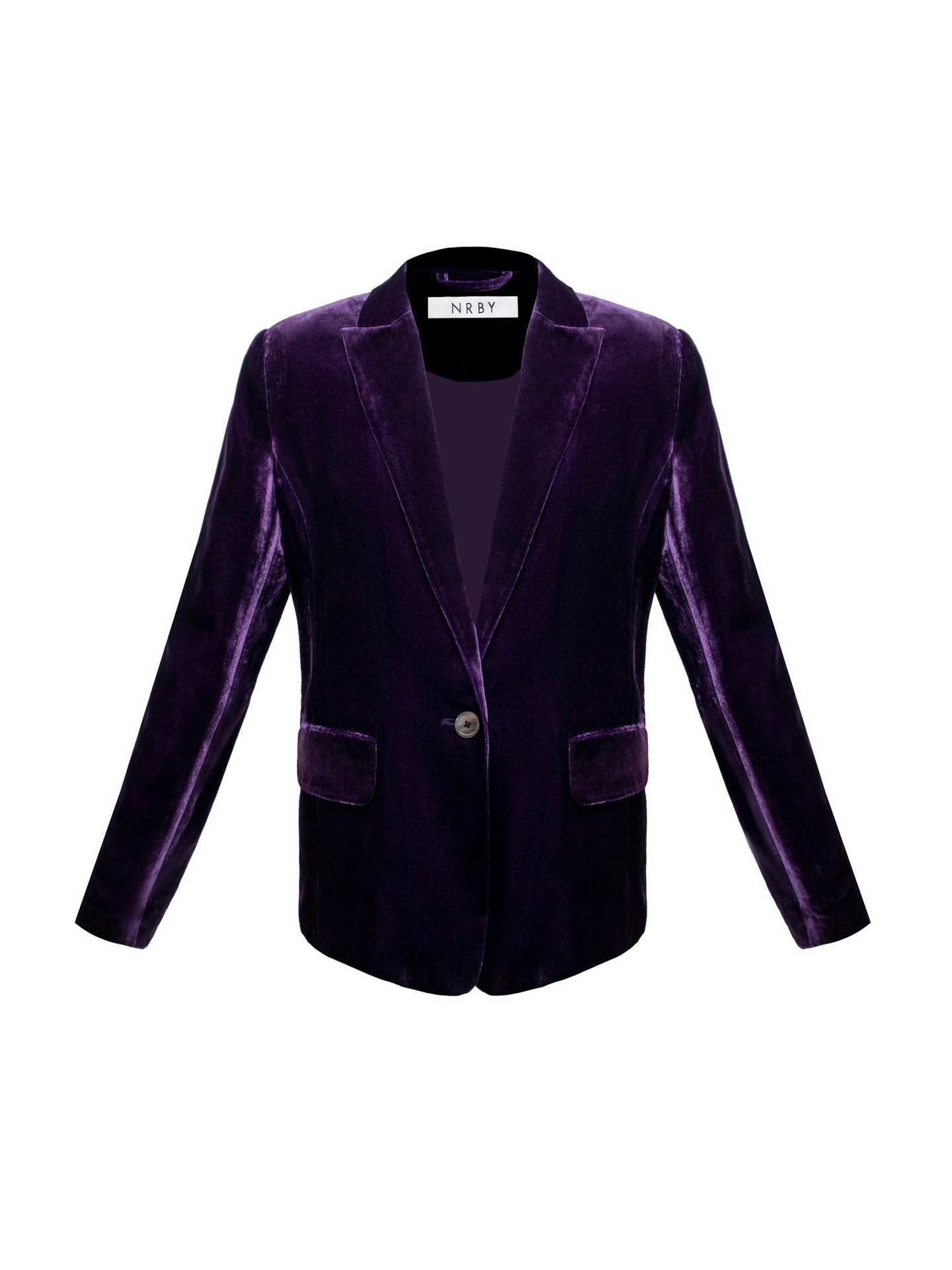 New May velvet jacket - Blackberry